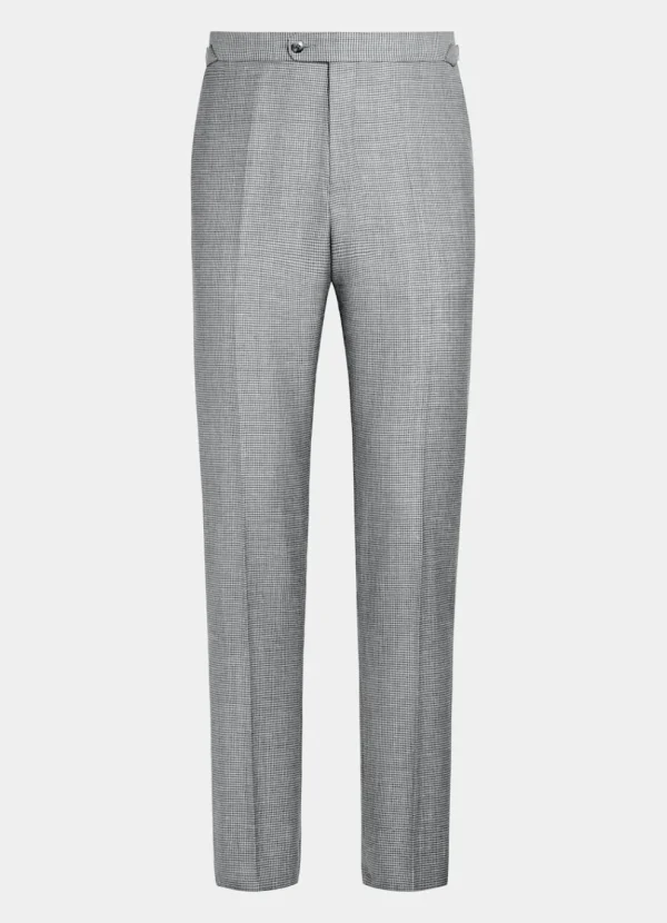 Suitsupply Mariage Cocktail*Costume Havana coupe Tailored gris clair pied-de-poule