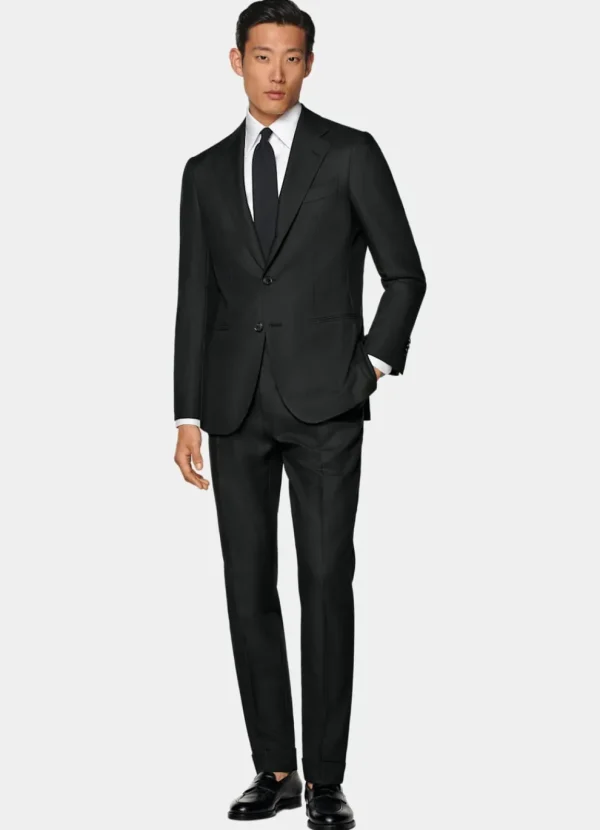 Suitsupply Costumes Classiques*Costume Havana coupe Tailored vert foncé