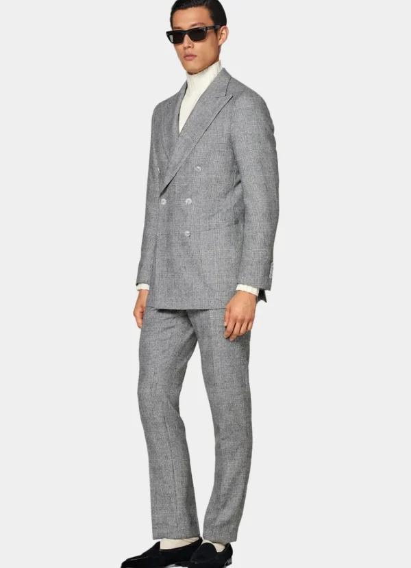 Suitsupply Costumes Tendance*Costume Havana coupe Tailored gris clair à carreaux