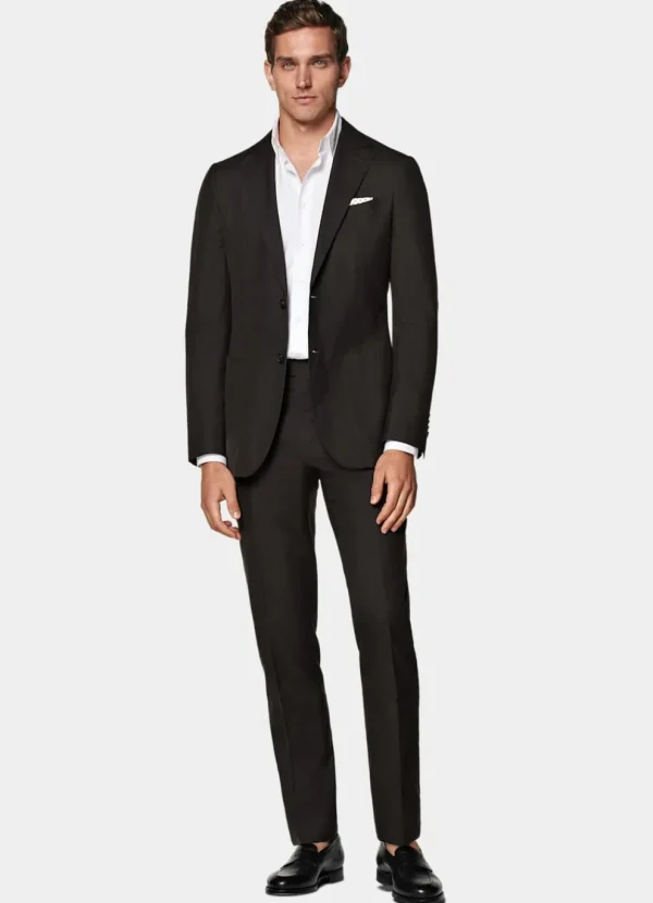 Suitsupply Mariage Cocktail | Costumes Mariage*Costume Havana coupe Tailored marron foncé