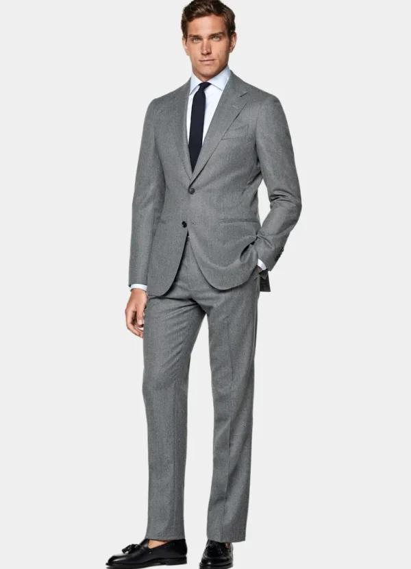 Suitsupply Mariage Hiver | Costumes Mariage*Costume Havana coupe Tailored gris moyen