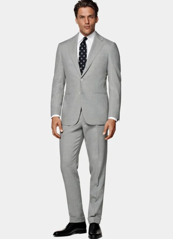 Suitsupply Costumes Classiques*Costume Havana coupe Tailored gris clair