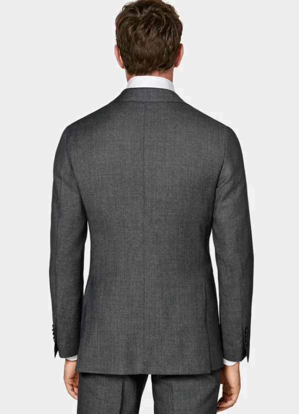 Suitsupply Costumes Classiques*Costume Havana coupe Tailored gris foncé