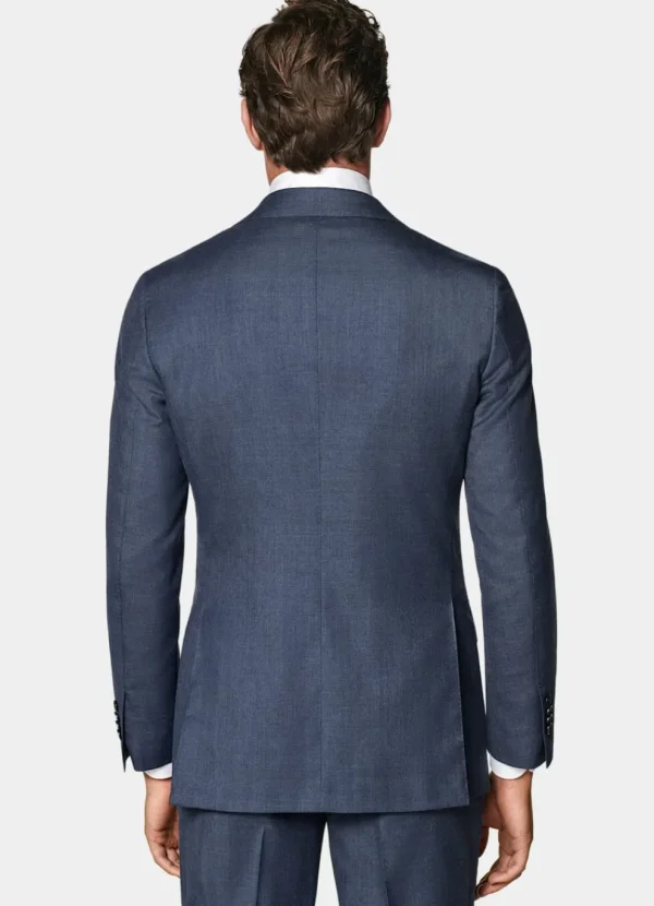 Suitsupply Costumes Classiques*Costume Havana coupe Tailored bleu moyen