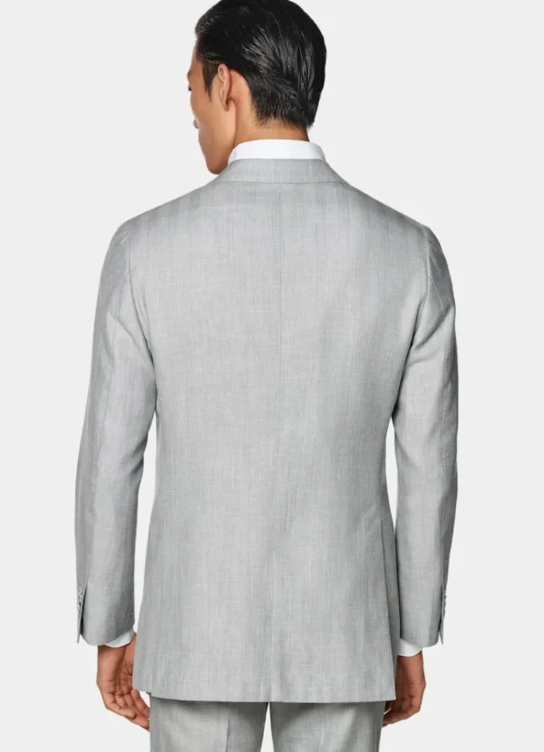 Suitsupply Mariage Cocktail*Costume Havana coupe Tailored gris clair