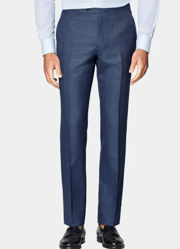 Suitsupply Costumes Classiques*Costume Havana coupe Tailored bleu moyen