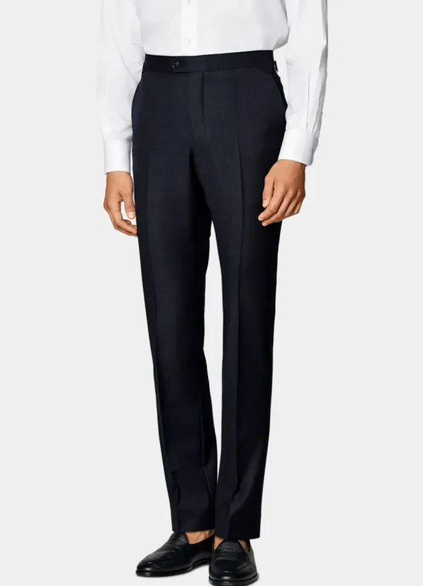 Suitsupply Costumes Classiques*Costume Havana coupe Tailored bleu marine à carreaux