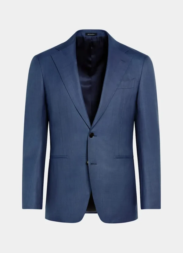 Suitsupply Costumes Classiques*Costume Havana coupe Tailored bleu moyen