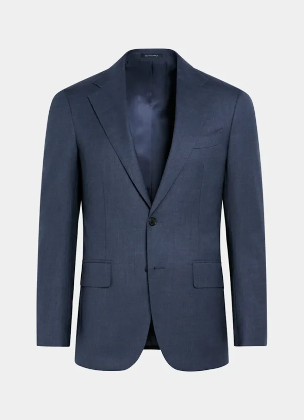 Suitsupply Costumes Classiques*Costume Havana coupe Tailored bleu moyen