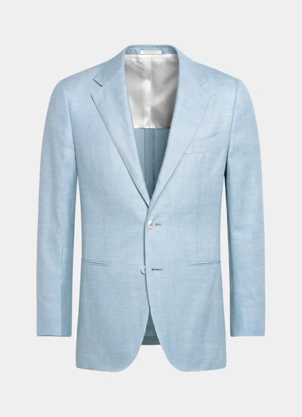 Suitsupply Mariage Cocktail | Costumes Mariage*Costume Havana coupe Tailored bleu clair