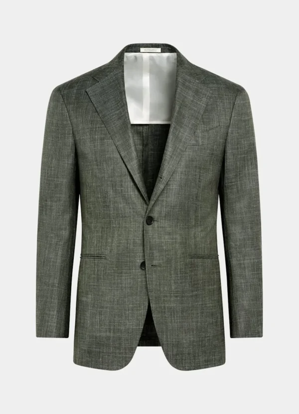 Suitsupply Mariage Cocktail*Costume Havana coupe Tailored vert foncé