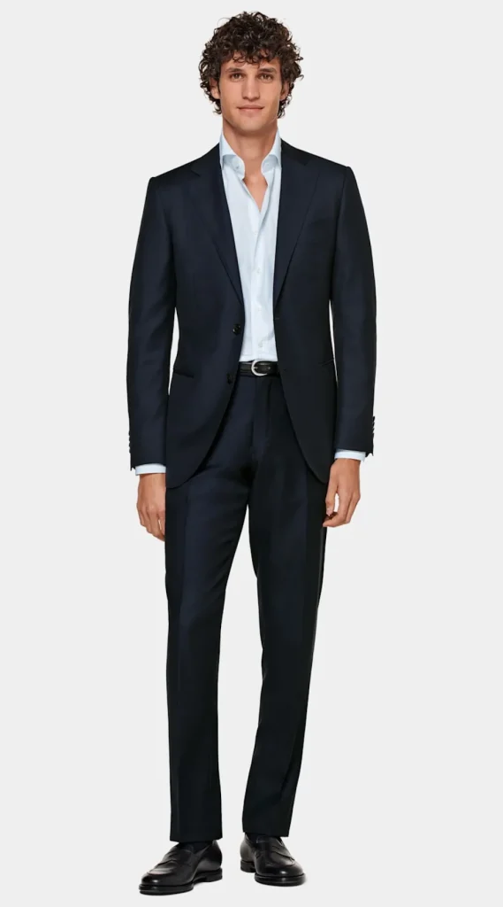 Suitsupply Mariage Cocktail | Costumes Mariage*Costume Lazio coupe Tailored bleu marine