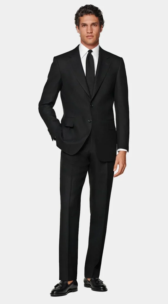 Suitsupply Mariage Habillé | Costumes Mariage*Costume Milano coupe Tailored noir à chevrons