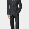 Suitsupply Mariage Habillé | Costumes Mariage*Costume Milano coupe Tailored gris foncé à rayures