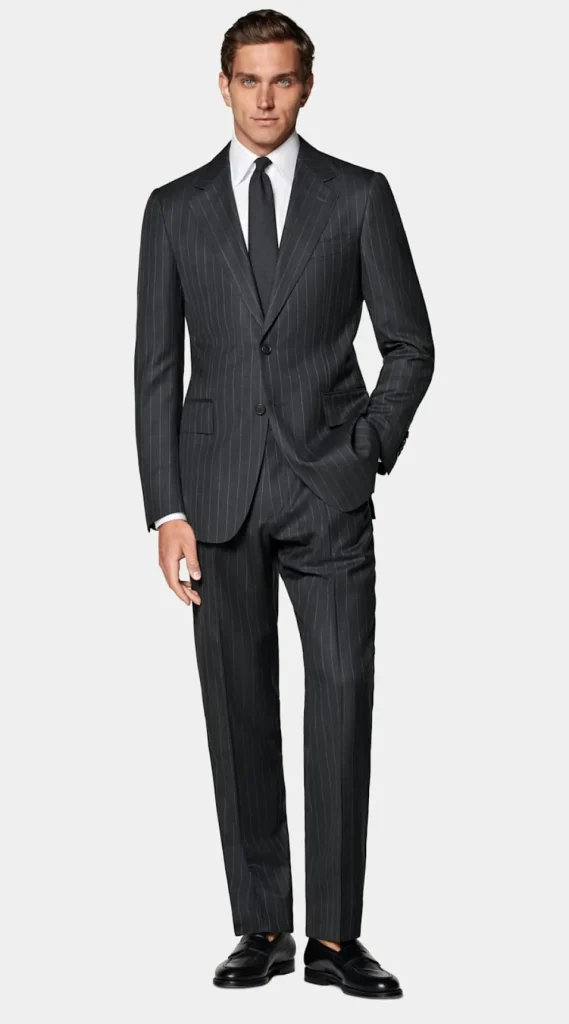 Suitsupply Mariage Habillé | Costumes Mariage*Costume Milano coupe Tailored gris foncé à rayures