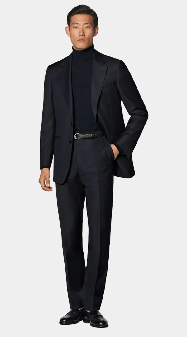 Suitsupply Mariage Hiver | Costumes Mariage*Costume Milano coupe Tailored bleu marine à rayures