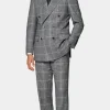 Suitsupply Costumes Tendance*Costume Milano coupe Tailored gris moyen à carreaux