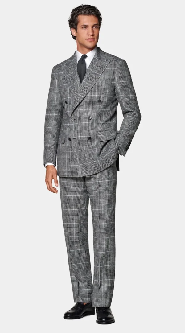 Suitsupply Costumes Tendance*Costume Milano coupe Tailored gris moyen à carreaux