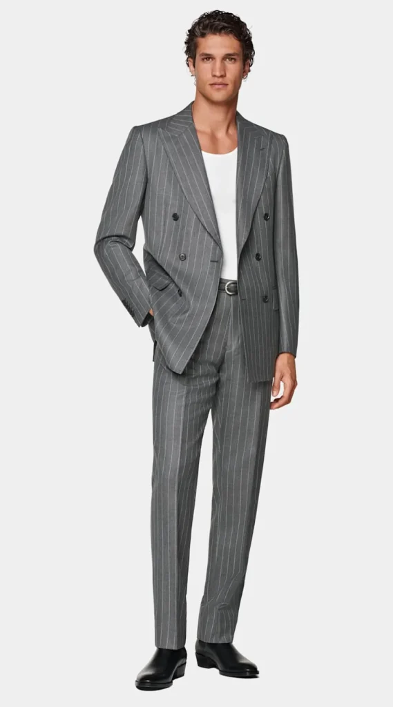 Suitsupply Costumes Tendance*Costume Milano coupe Tailored gris moyen à rayures