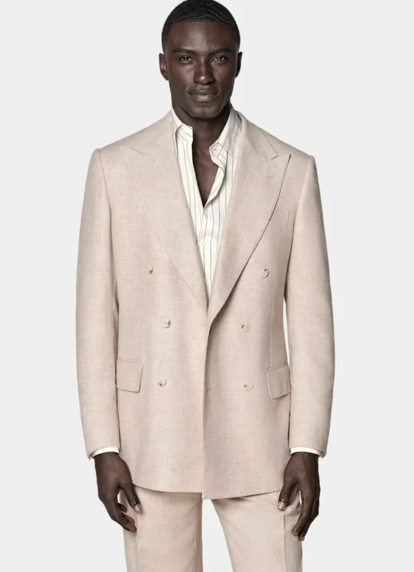 Suitsupply Mariage Hiver | Mariage Cocktail*Costume Milano coupe Tailored couleur sable