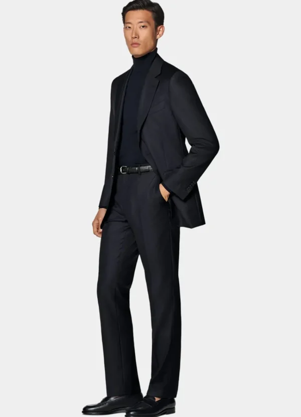 Suitsupply Mariage Hiver | Costumes Mariage*Costume Milano coupe Tailored bleu marine à rayures