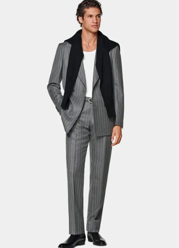 Suitsupply Costumes Tendance*Costume Milano coupe Tailored gris moyen à rayures