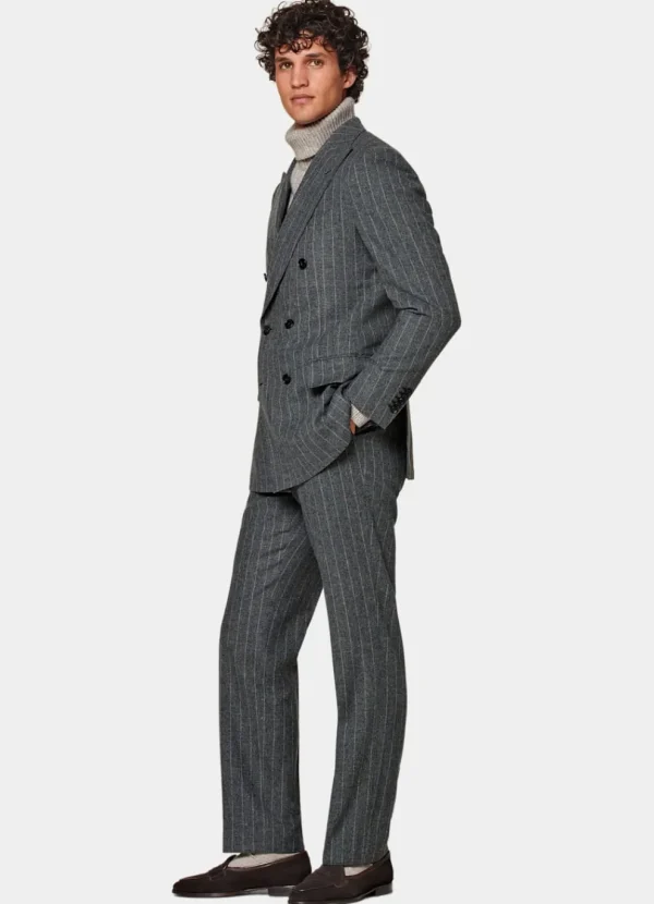 Suitsupply Costumes Tendance*Costume Milano coupe Tailored gris foncé à rayures