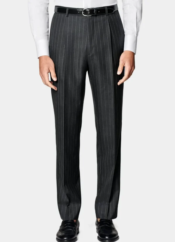 Suitsupply Mariage Habillé | Costumes Mariage*Costume Milano coupe Tailored gris foncé à rayures