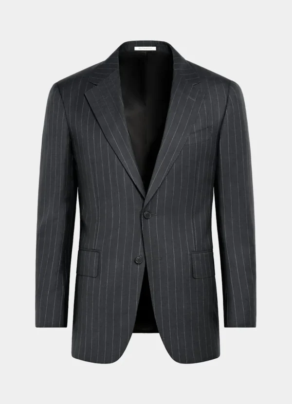 Suitsupply Mariage Habillé | Costumes Mariage*Costume Milano coupe Tailored gris foncé à rayures