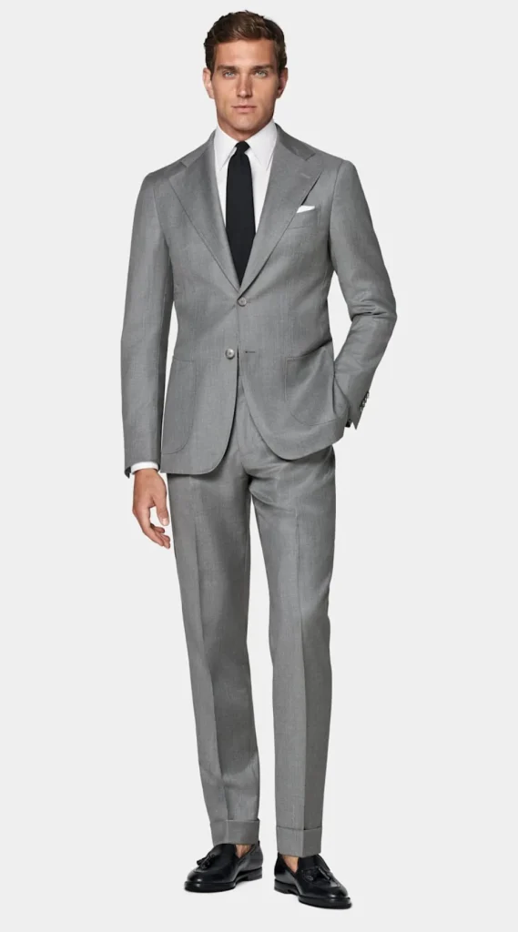 Suitsupply Mariage Habillé*Costume Perennial Havana coupe Tailored gris moyen