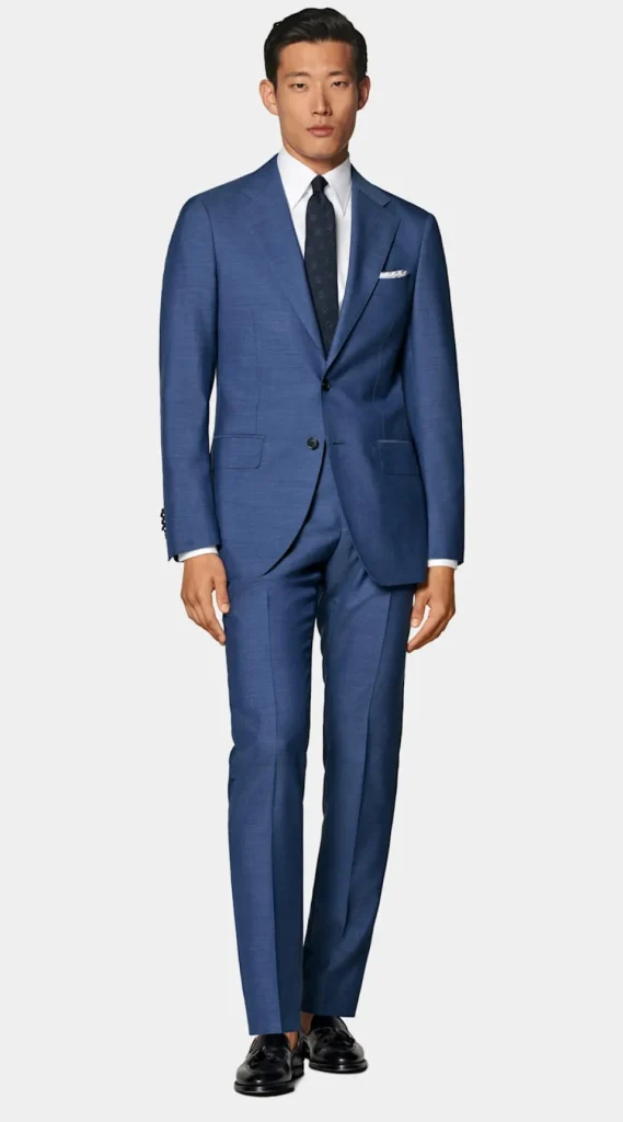 Suitsupply Costumes Classiques*Costume Perennial Havana coupe Tailored bleu moyen