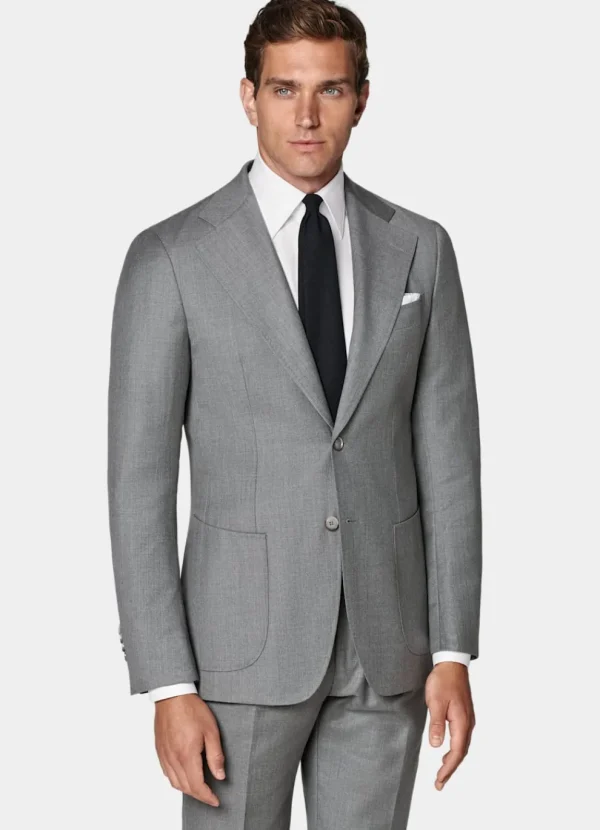 Suitsupply Mariage Habillé*Costume Perennial Havana coupe Tailored gris moyen