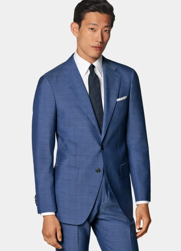 Suitsupply Costumes Classiques*Costume Perennial Havana coupe Tailored bleu moyen