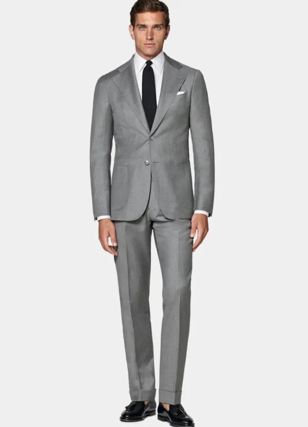 Suitsupply Mariage Habillé*Costume Perennial Havana coupe Tailored gris moyen