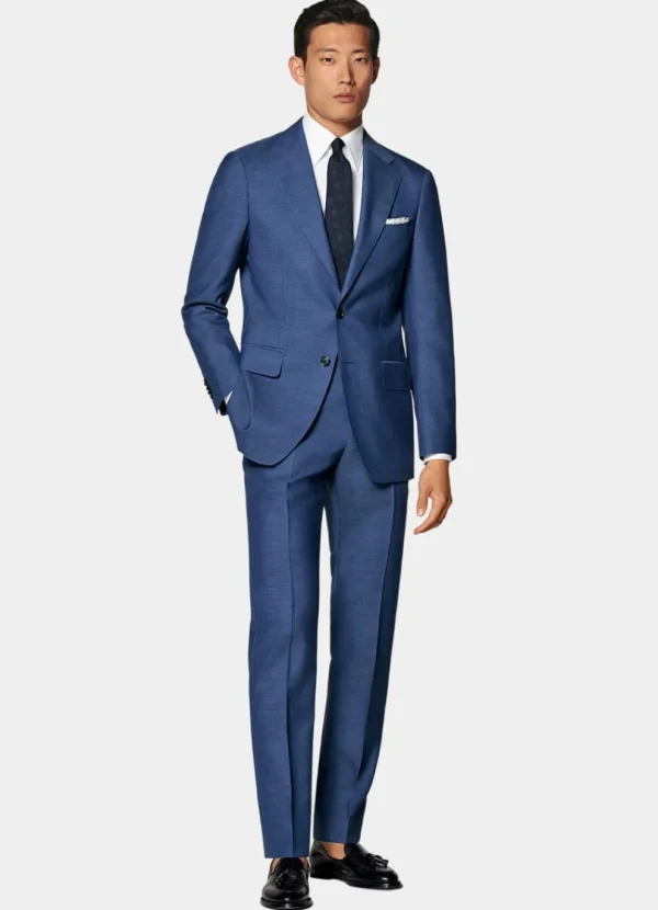 Suitsupply Costumes Classiques*Costume Perennial Havana coupe Tailored bleu moyen