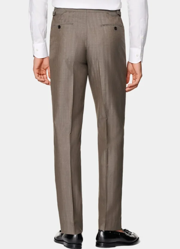 Suitsupply Costumes Classiques*Costume Perennial Havana coupe Tailored taupe à chevrons