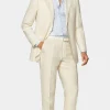 Suitsupply Mariage Cocktail*Costume Roma coupe Relaxed blanc cassé