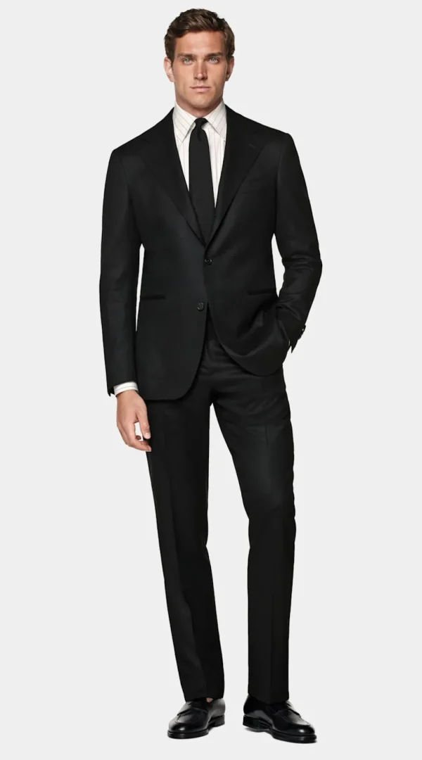 Suitsupply Mariage Hiver | Costumes Mariage*Costume Roma coupe Relaxed noir