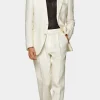 Suitsupply Mariage Sur La Plage*Costume Roma coupe Relaxed blanc cassé