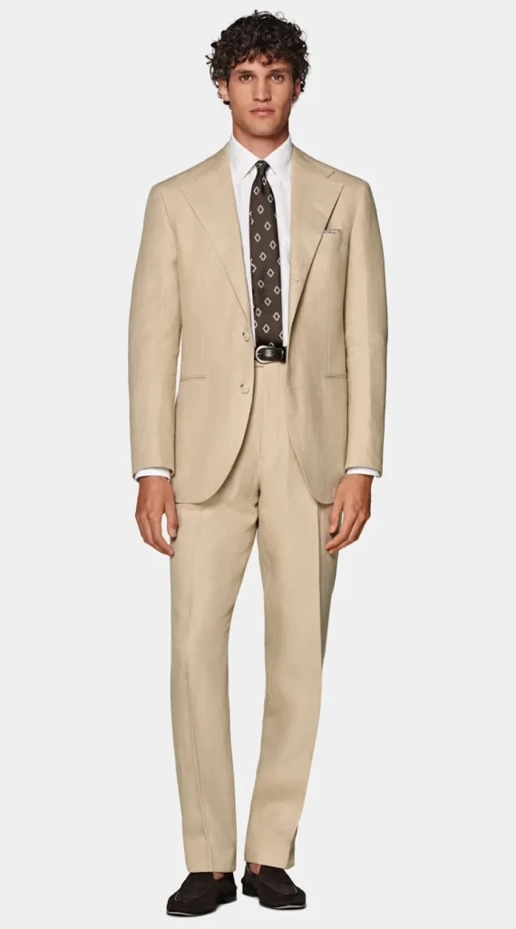 Suitsupply Mariage Habillé*Costume Roma coupe Relaxed sable