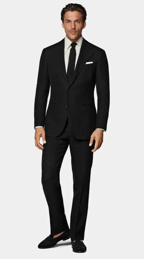 Suitsupply Mariage Habillé*Costume Roma coupe Relaxed noir