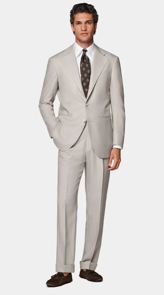 Suitsupply Mariage Habillé | Costumes Mariage*Costume Roma coupe Relaxed taupe clair