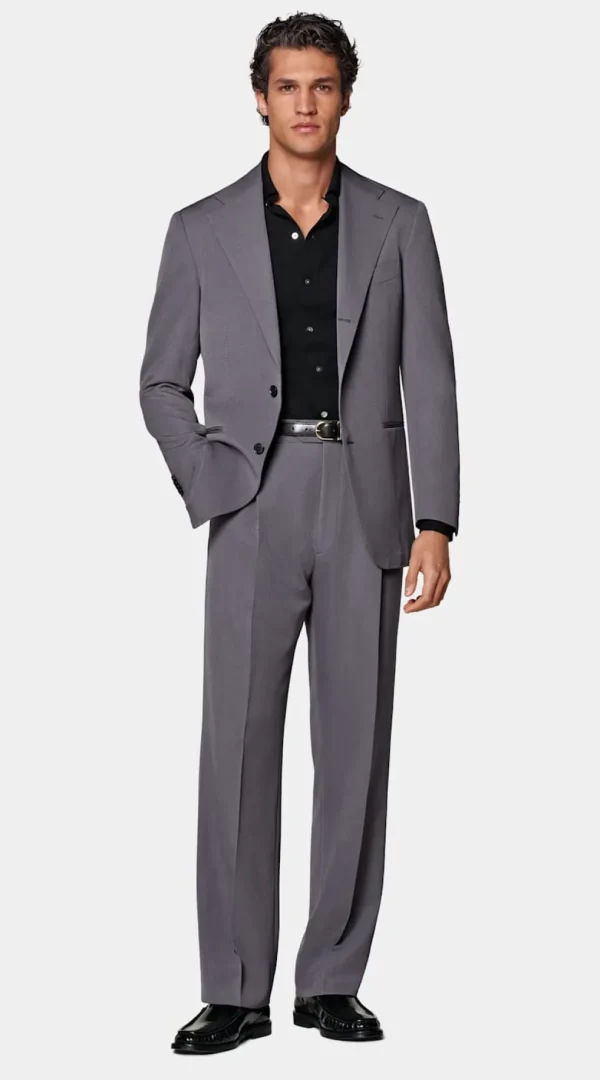 Suitsupply Mariage Cocktail | Costumes Tendance*Costume Roma coupe Relaxed gris moyen