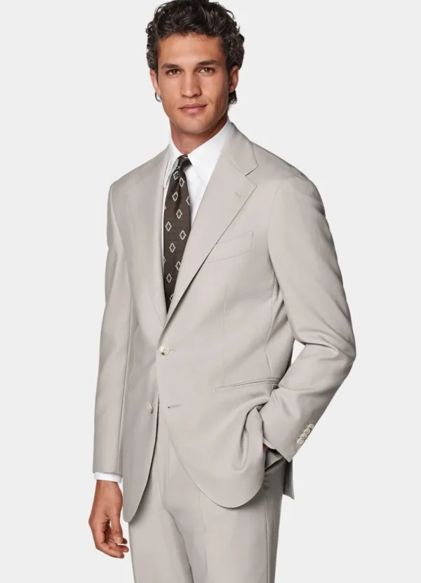 Suitsupply Mariage Habillé | Costumes Mariage*Costume Roma coupe Relaxed taupe clair