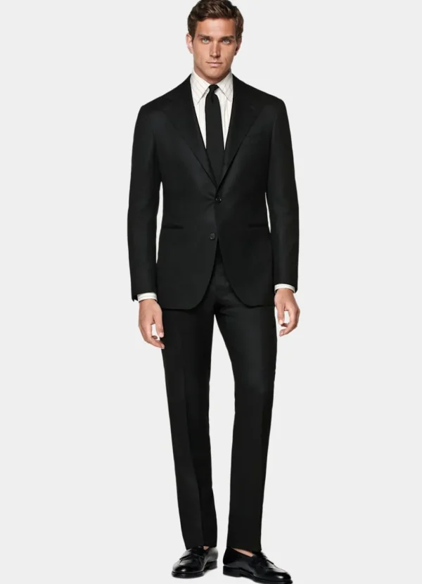 Suitsupply Mariage Hiver | Costumes Mariage*Costume Roma coupe Relaxed noir