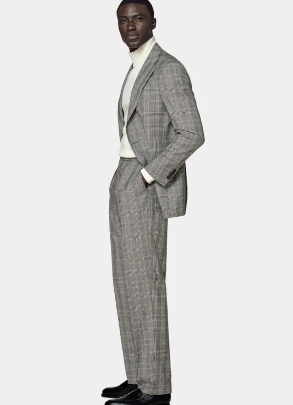 Suitsupply Costumes Tendance*Costume Roma coupe Relaxed gris moyen à carreaux