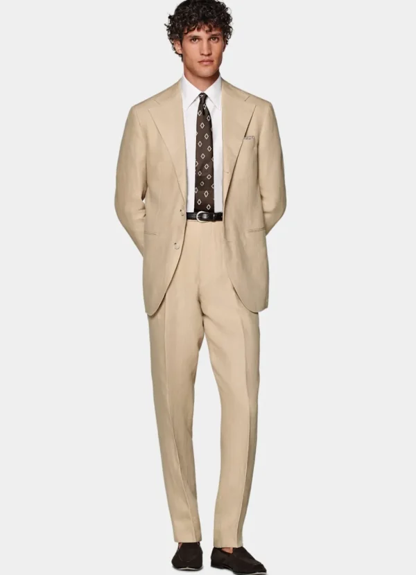 Suitsupply Mariage Habillé*Costume Roma coupe Relaxed sable