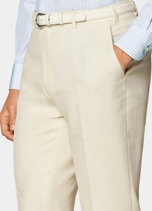 Suitsupply Mariage Cocktail*Costume Roma coupe Relaxed blanc cassé