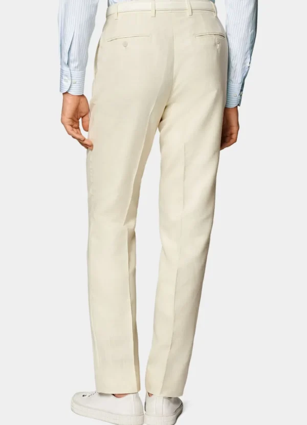 Suitsupply Mariage Cocktail*Costume Roma coupe Relaxed blanc cassé