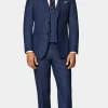 Suitsupply Costumes Sur Mesure*Costume sur mesure Custom Made bleu moyen